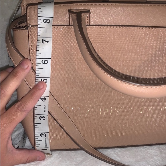 NWOT Jones New York Tan Leather Handbag - Picture 4 of 8